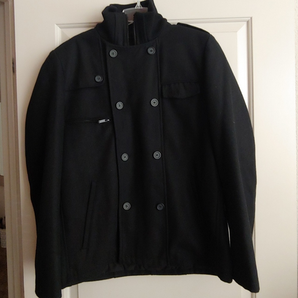 Black Rivet coat.